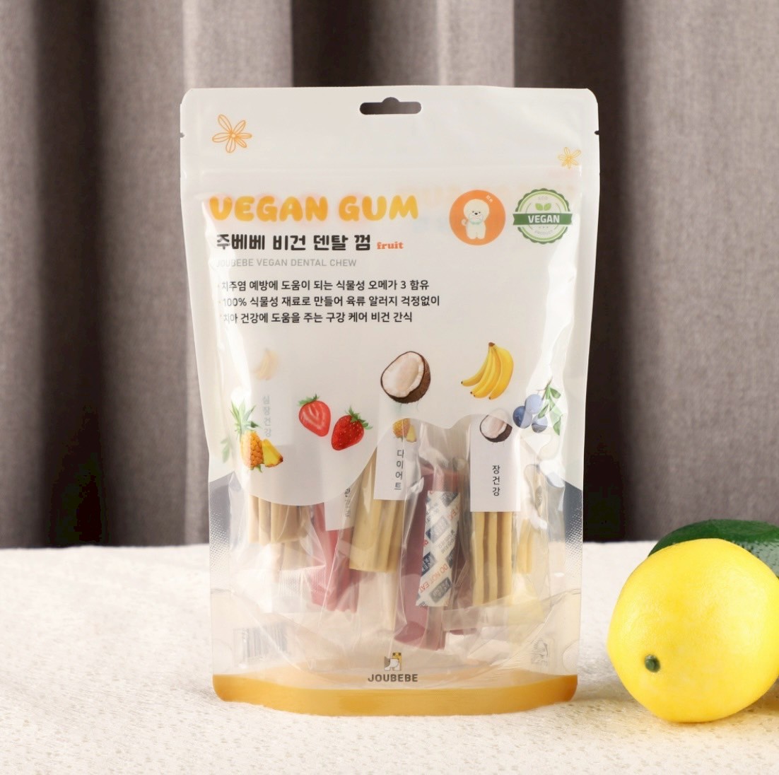 韓国で人気　ビーガンデンタル（ベジタブル/フルーツ）　※オメガ3入り